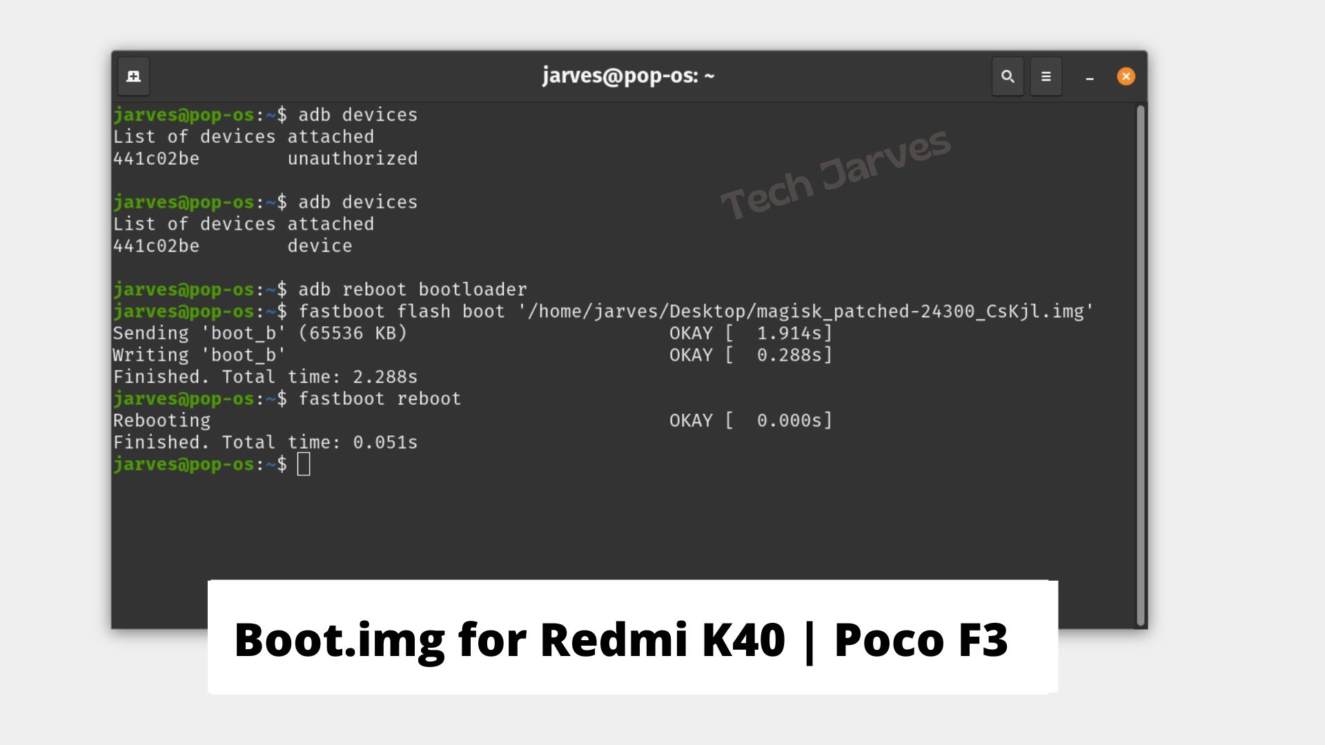 Boot.img for Redmi K40 Poco f3